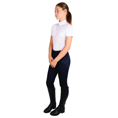 Hy Equestrian Childrens Riding Tights -Roka Regal - Image 2