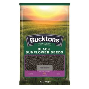 Bucktons Black Sunflower Seed 12.75kg Click & Collect