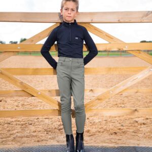 Premier Equine Boys Gel Knee Riding Breeches -Derby