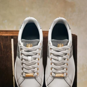 Holland Cooper Knightsbridge Court Trainer -Silver Crystal