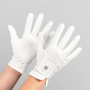 Ladies Competition Riding Gloves -Metaro by Premier Equine