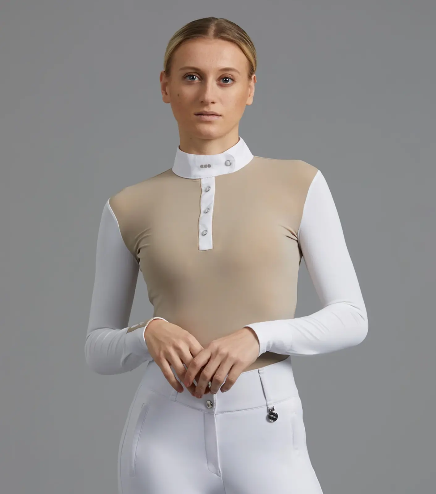 Premier Equine Ladies Lycra Show Shirt -Rossini - Image 2