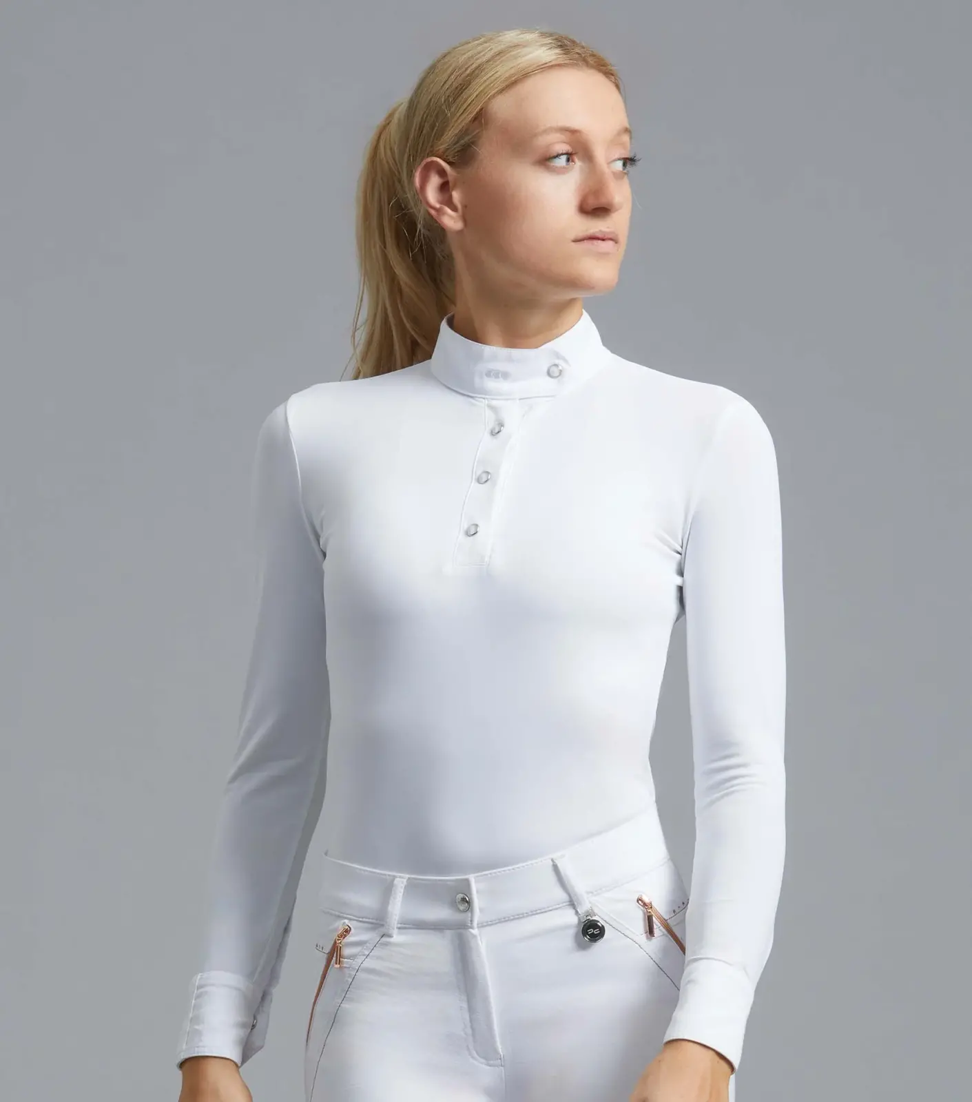 Premier Equine Ladies Lycra Show Shirt -Rossini - Image 4