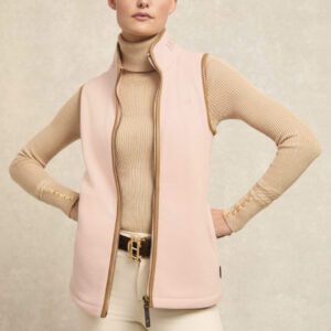 Holland Cooper Country Fleece Gilet -Soft Pink