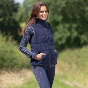 Hy Equestrian Teddy Fleece Gilet -Elevate Country