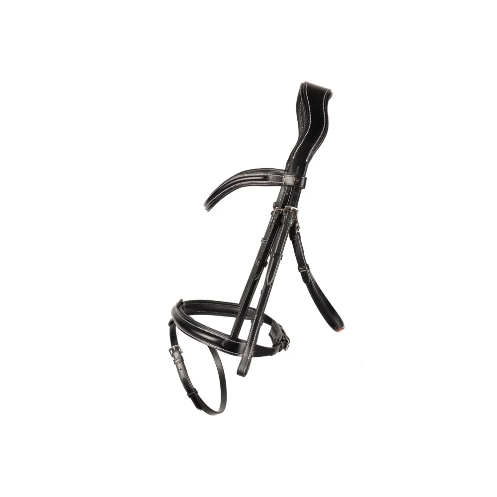Hy Equestrian Leather Bridle -ProPresicce Pelle Raised Flash - Image 5