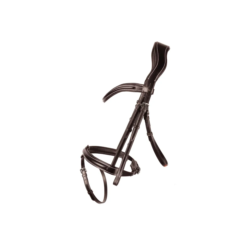 Hy Equestrian Leather Bridle -ProPresicce Pelle Raised Flash - Image 4