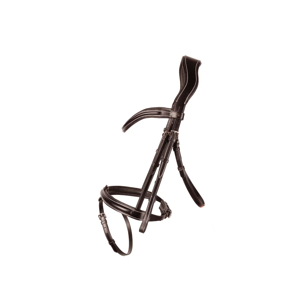Hy Equestrian Leather Bridle -ProPresicce Pelle Raised Flash - Image 6