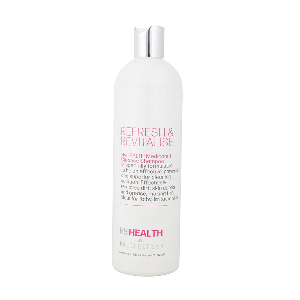 HyHEALTH Medicated Cleanse Shampoo by Hy Equestrian 500ml - Image 2