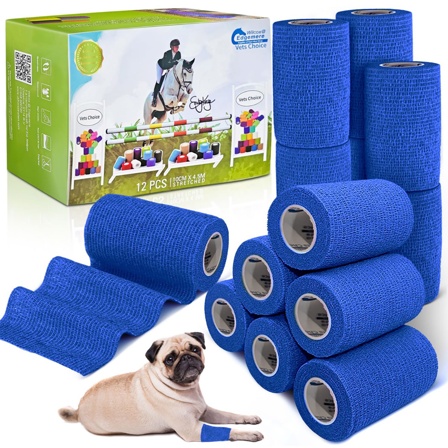 Equimed 10cm Vetwrap -Box of 12 - Image 2