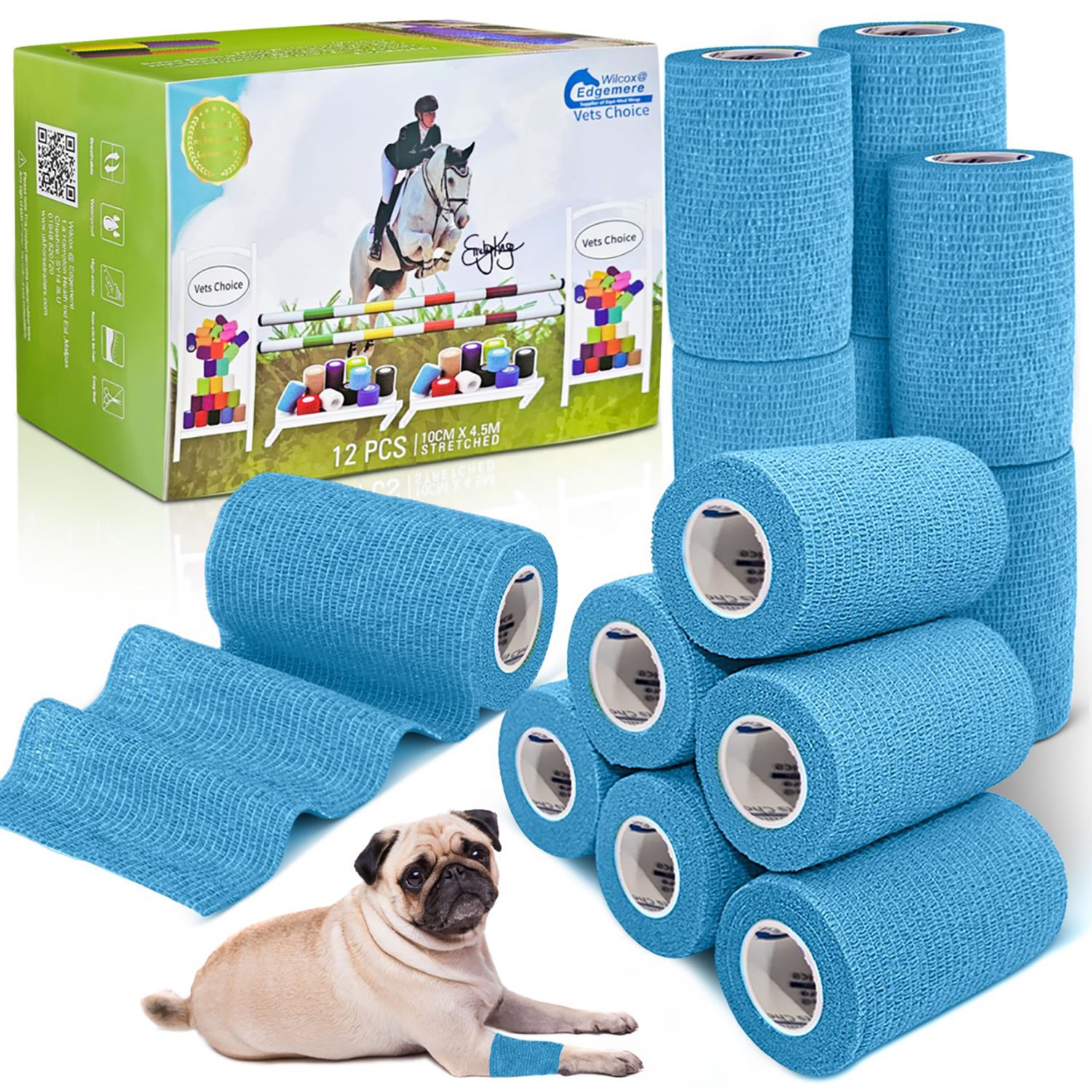 Equimed 10cm Vetwrap -Box of 12