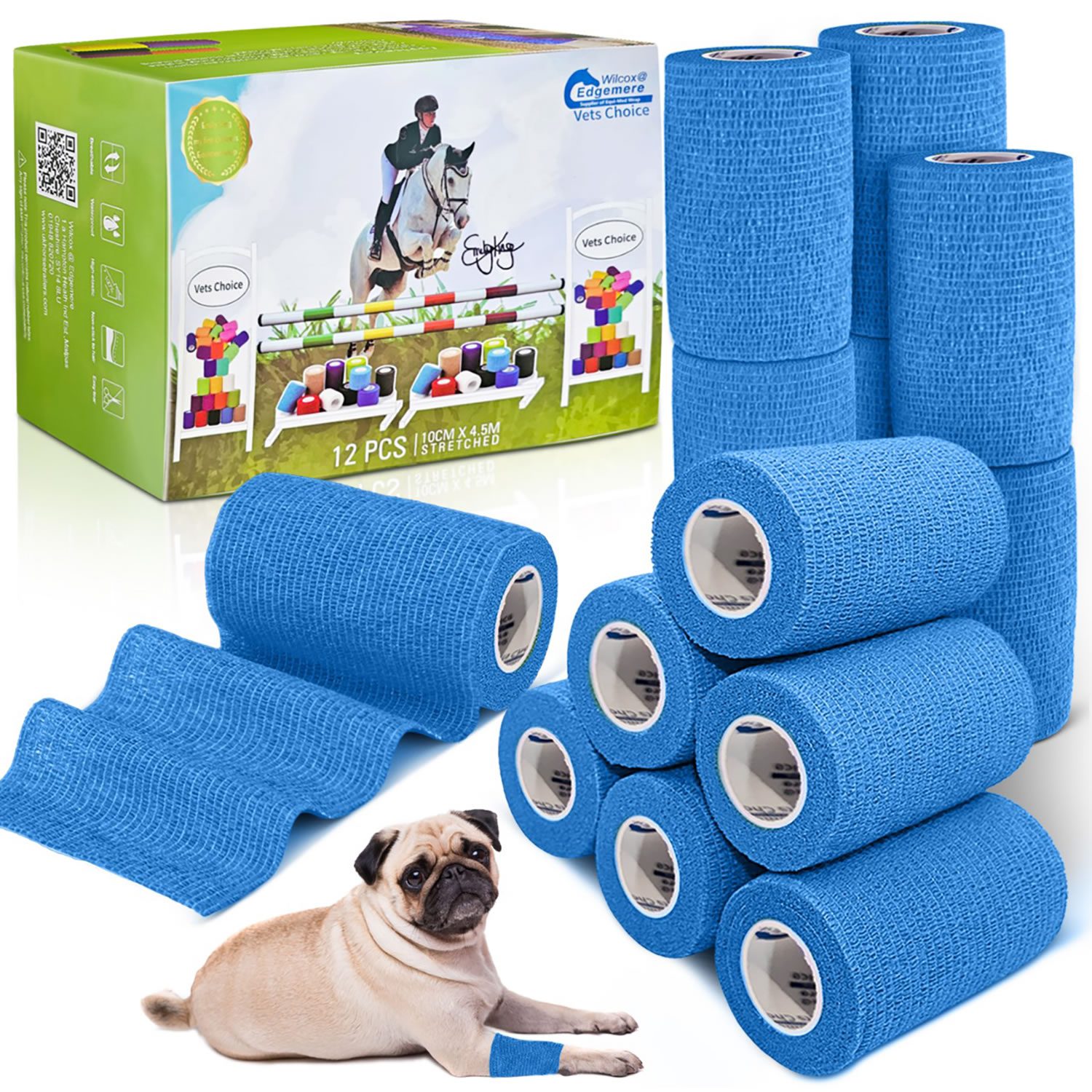Equimed 10cm Vetwrap -Box of 12 - Image 3