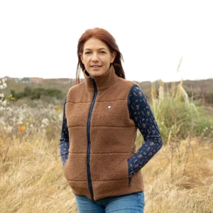 Hy Equestrian Teddy Fleece Gilet -Elevate Style 