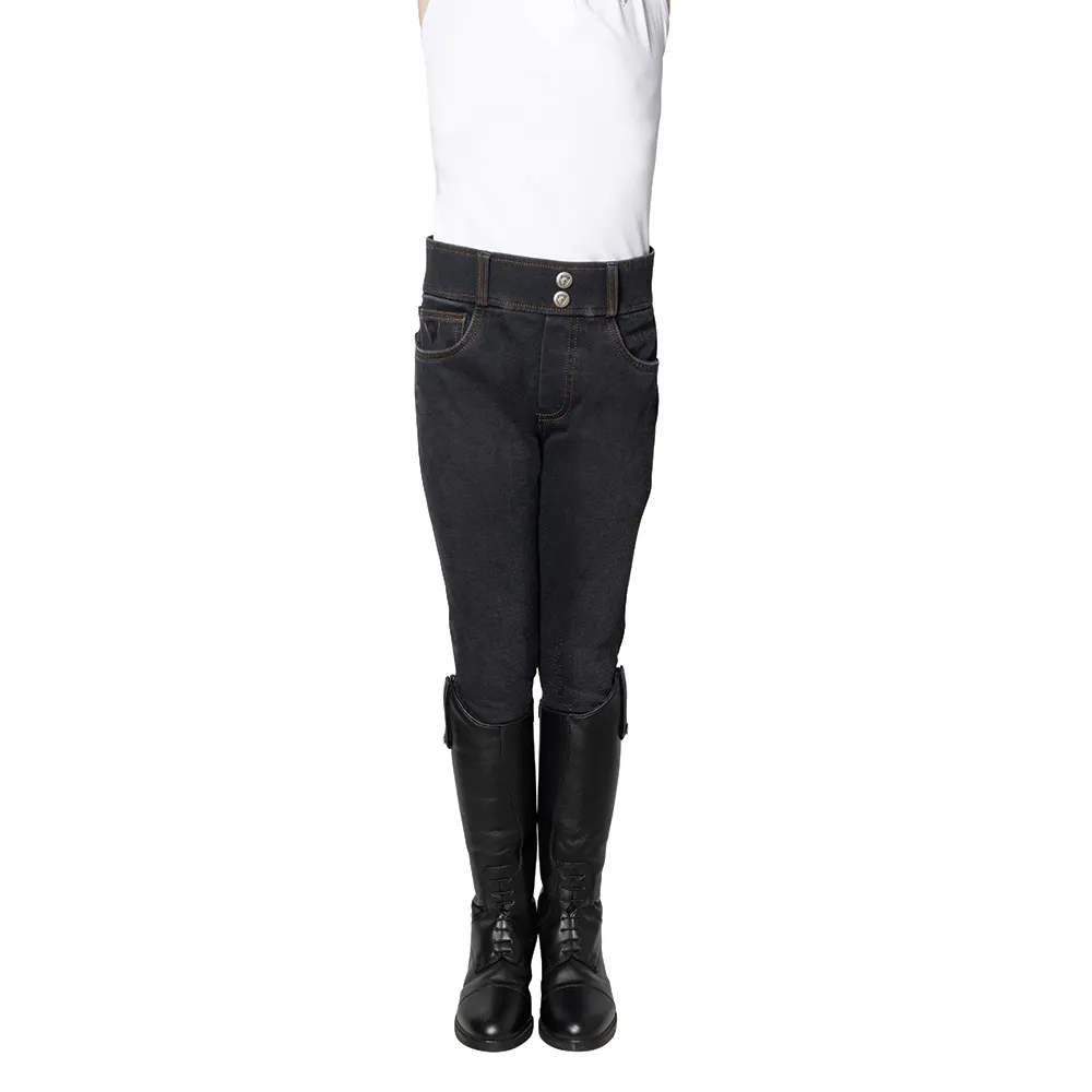 Hy Equestrian Denim Breeches -Elevate Style Mizs
