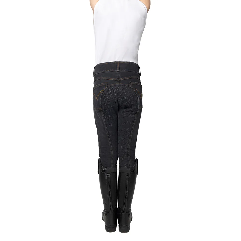 Hy Equestrian Denim Breeches -Elevate Style Mizs