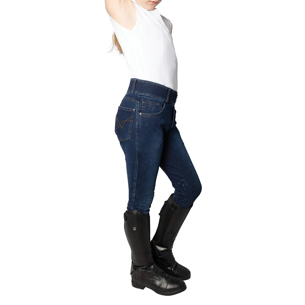 Hy Equestrian Denim Breeches -Elevate Style Mizs