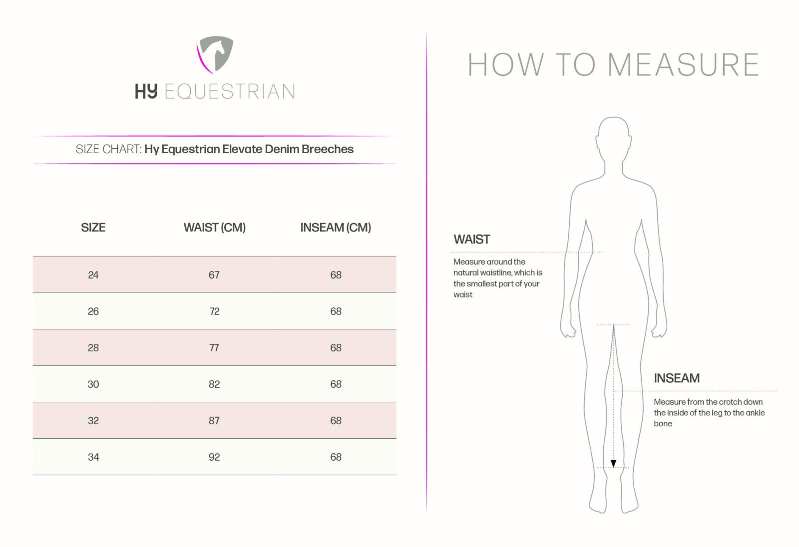 Hy Equestrian Denim Breeches -Elevate Style Mizs