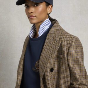 Holland Cooper Equine Club Cap -InkNavy/Ecru