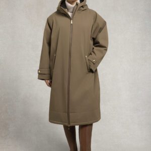 Holland Cooper One-Size Waterproof Coat -Mink
