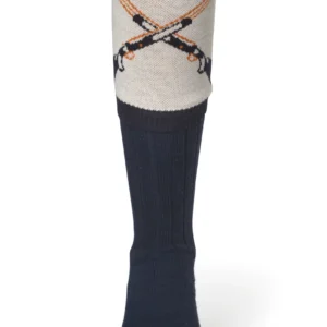 Waring Brooke Crossed Gun Socks