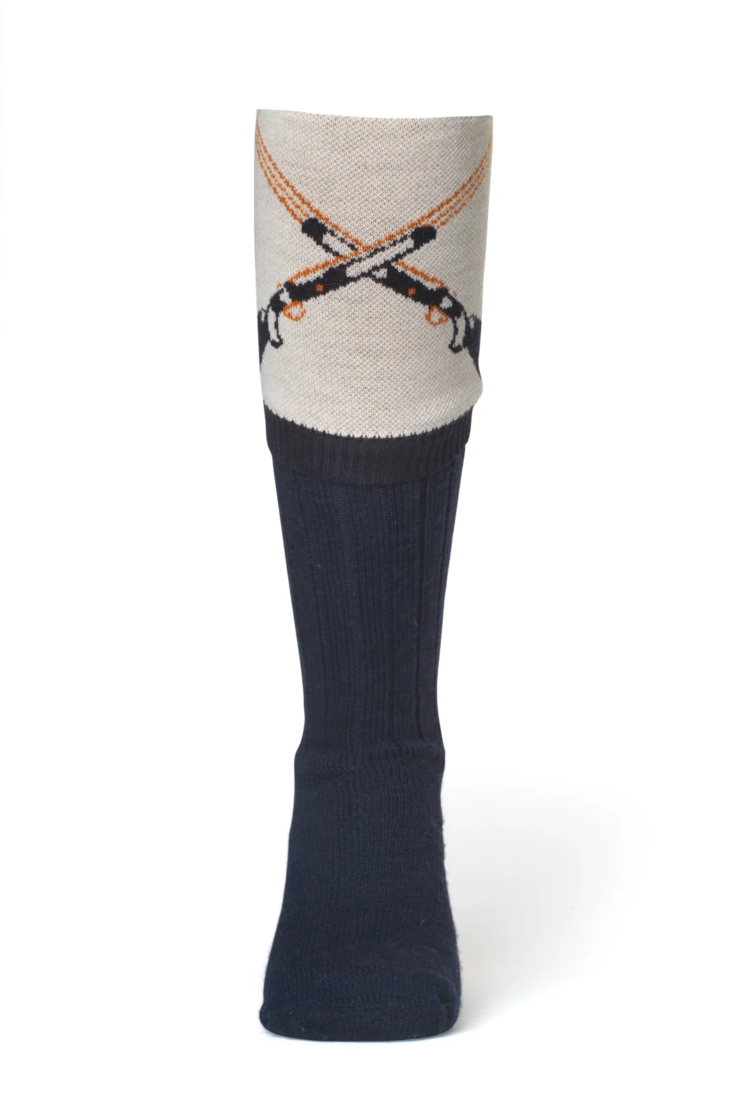 Waring Brooke Crossed Gun Socks