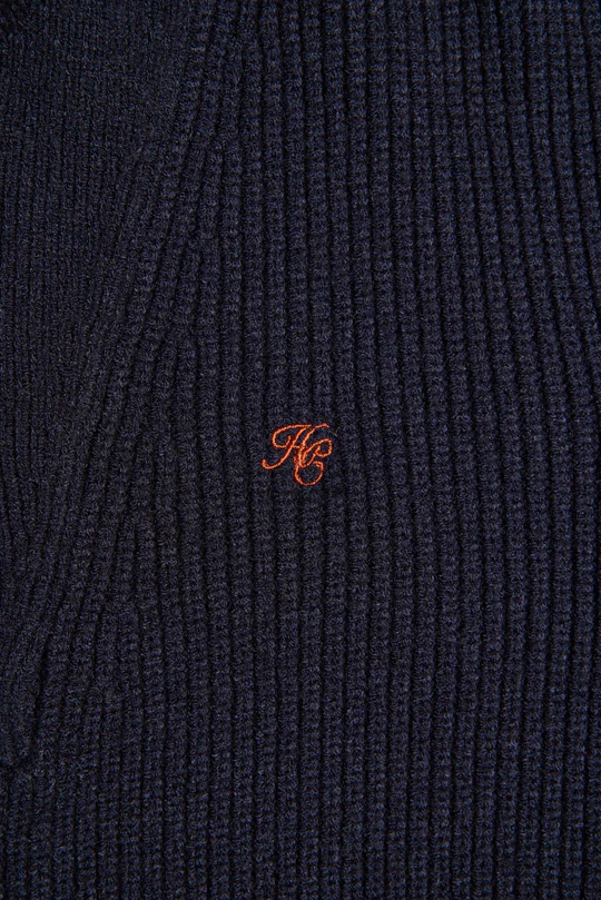 Holland Copper Jessica Quarter Zip Knit -Ink Navy