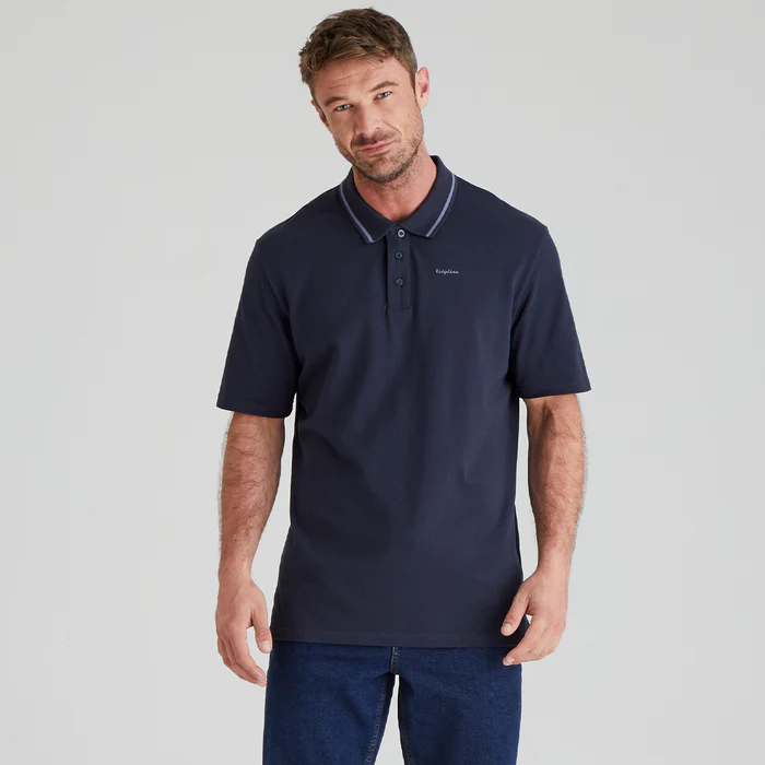 Ridgeline Kilworth Polo Shirt Navy -Men's - Image 3