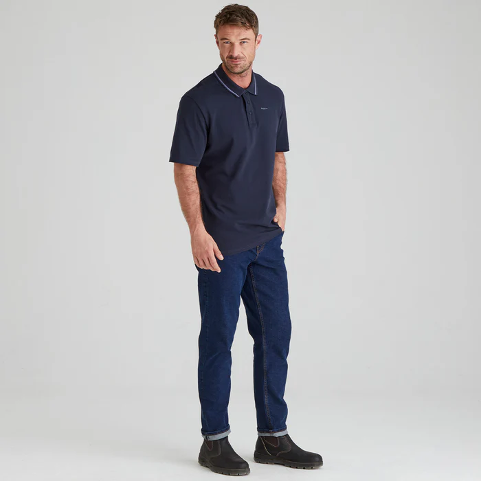 Ridgeline Kilworth Polo Shirt Navy -Men's - Image 2