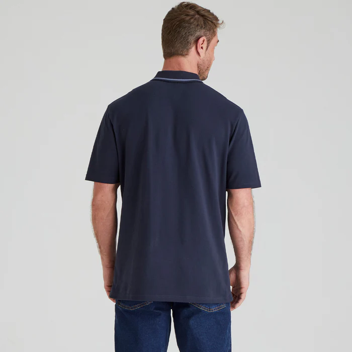 Ridgeline Kilworth Polo Shirt Navy -Men's - Image 4
