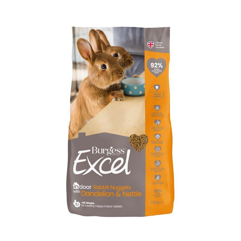 Burgess Excel Indoor Rabbit Nuggets 10kg Click & Collect