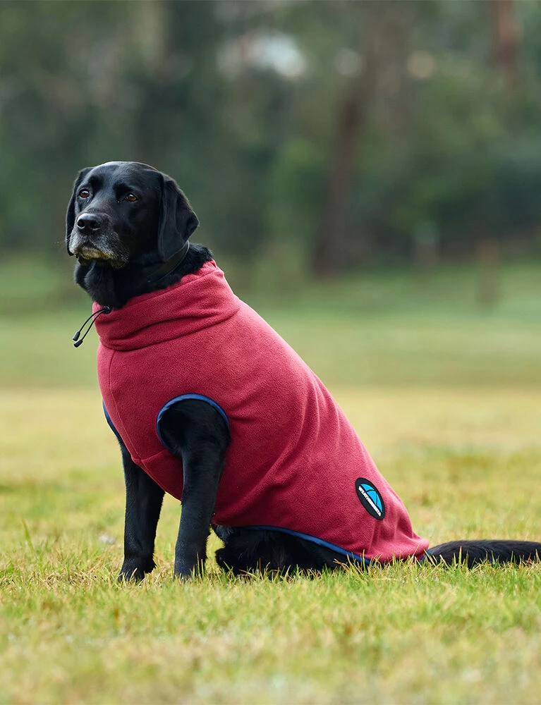 Weatherbeeta Fleece Dog Coat ComFiTec Zip - Image 2
