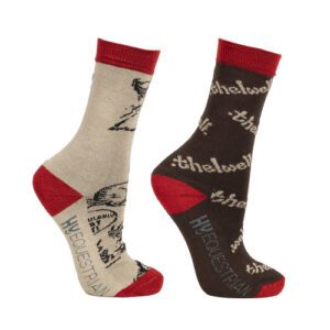 Thelwell Comic Chaos Child Socks by Hy Equestrian