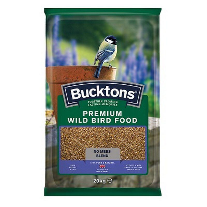 Bucktons Premium Wild Bird Seed Mix 20kg Click & Collect
