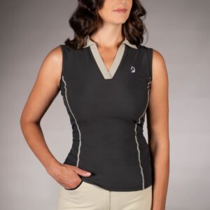 HKM Sleeveless Polo Shirt -Limone 