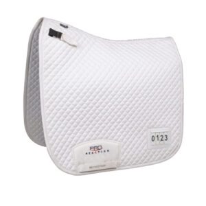 ProReaction Pima Dressage Pad with Numbers by Hy Equestrian