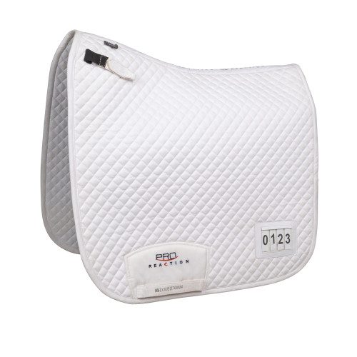 ProReaction Pima Dressage Pad with Numbers by Hy Equestrian