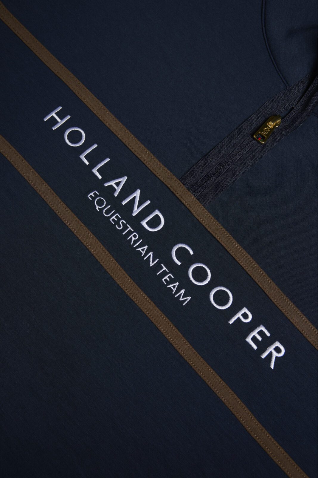 Equestrian Quarter Zip Sweat -Navy by Holland Cooper - Image 8