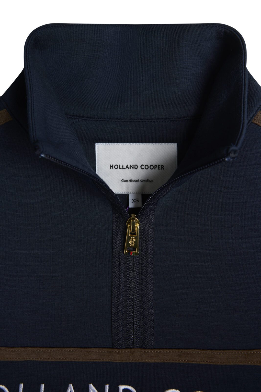 Equestrian Quarter Zip Sweat -Navy by Holland Cooper - Image 7