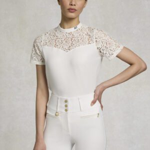 Lace Tee White by Holland Cooper