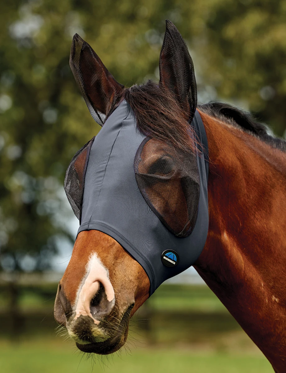 Weatherbeeta ComFiTec Deluxe Stretch Fly Mask With Ears - Image 2