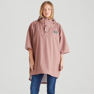 Ridgeline Unisex Signature Poncho Dusky Pink