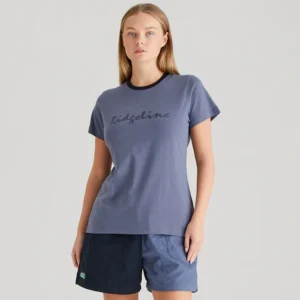 Ridgeline Signature T-Shirt Storm -Women's