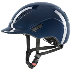 Uvex Kiddox Navy Shiny Peaked Helmet