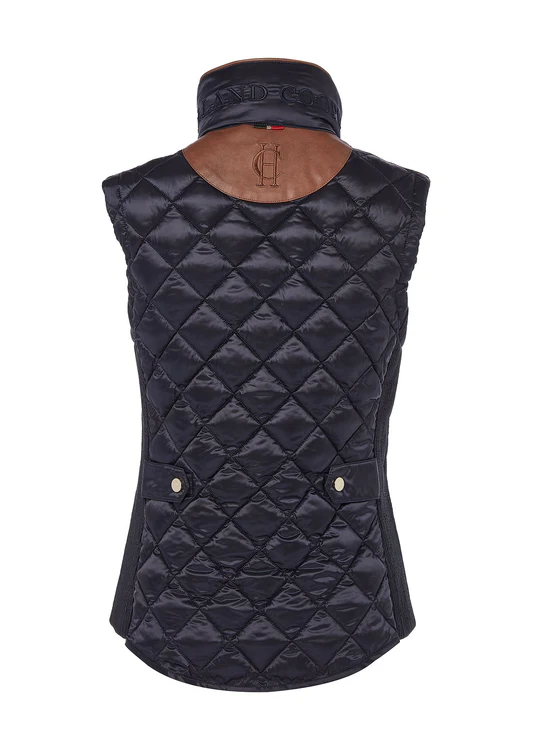 Diamond Quilt Classic Gilet -Ink Navy by Holland Cooper - Image 10