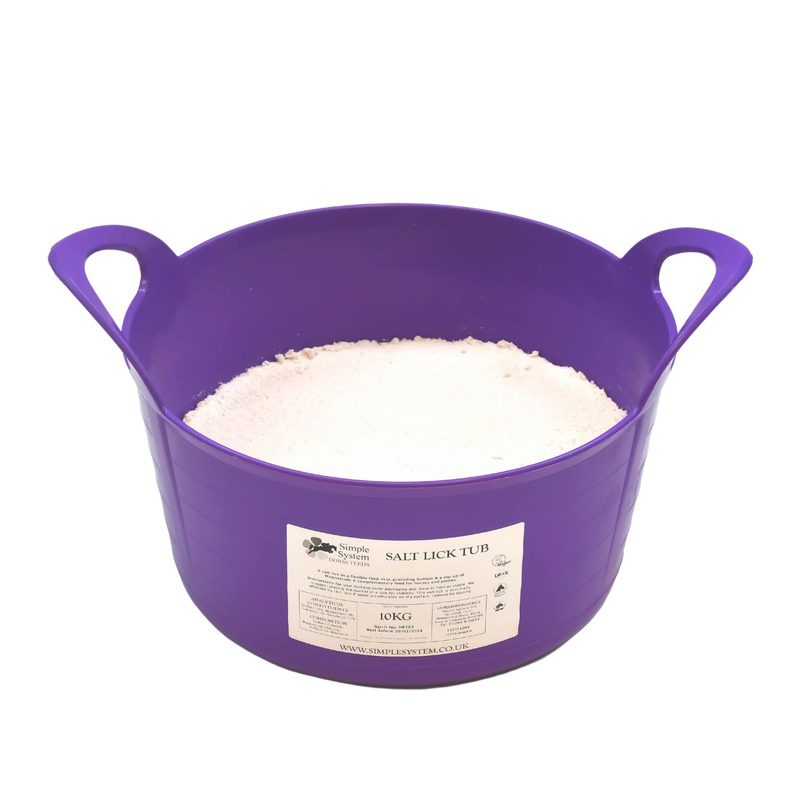 Simple System Salt Lick Tub 10kg Click & Collect