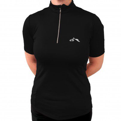 Gallop Short Sleeve Zipped Neck Base Layer - Image 3