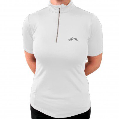 Gallop Short Sleeve Zipped Neck Base Layer - Image 7