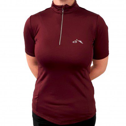 Gallop Short Sleeve Zipped Neck Base Layer - Image 4