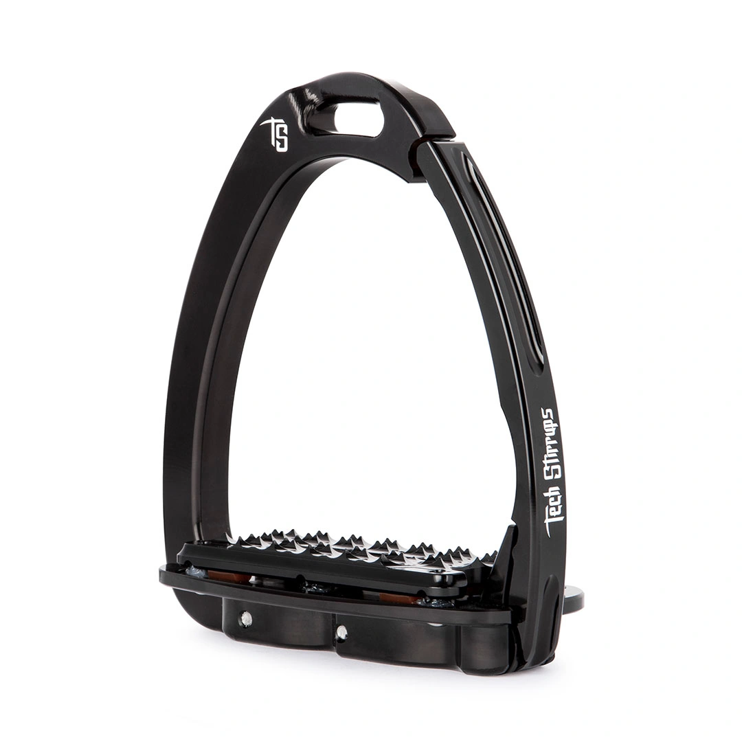 Venice Plus Evo Black/Black Safety Stirrups by Tech Stirrups