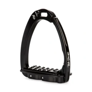 Venice Sloped Evo Black/Black Safety Stirrups by Tech Stirrups 